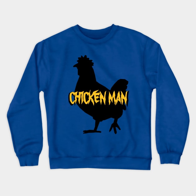 Chicken Man Crewneck Sweatshirt by toastercide